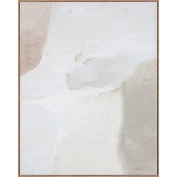 Threshold Studio McGee 24x30 Neutral Abstract Lines Framed Canvas Target 2022